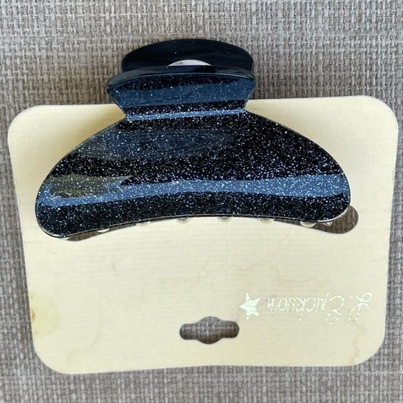 L.Erickson Women Hair Clip Black Jaw Clip Hair Accessory New with defect - Picture 4 of 10